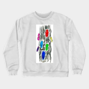 Rainbow Cicadas Crewneck Sweatshirt